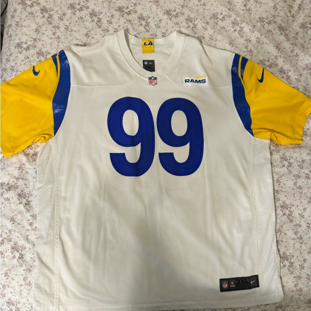 Authentic Los Angeles Rams OnThe Field Aaron Donald Nike NFL Jersey Men’s XXXL